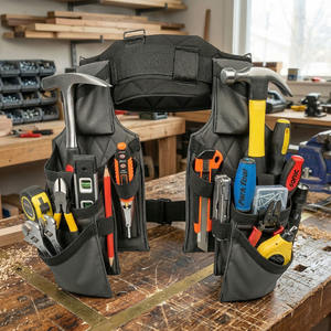 framing <b>tool</b> belt heavy duty <b>carpenter</b> belt construction <b>tool</b> belt electrician waist <b>tool</b> belt multi pocket <b>tool</b> belt for sale - Product Image 6