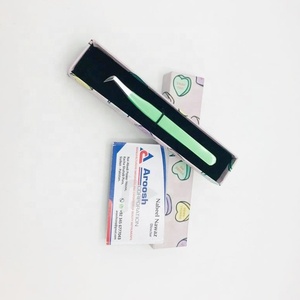 Pinces à épiler russes en acier inoxydable de haute qualité pour extensions de cils, pointe pointue, durables, vente en gros - Product Image 5