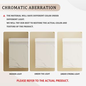 20\" <b>Wall</b> Mounted <b>Floating</b> Bathroom Vanity with Resin Sink and Soft-Close Cabinet Door - Product Image 6