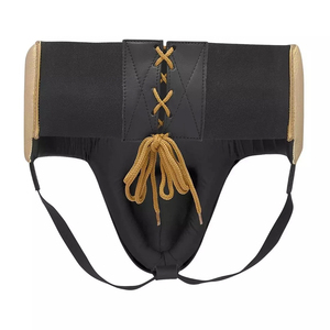 High Quality Genuine Leather PU Custom Made Lightweight Breathable Anti-Sweat Groin Guard OEM Service 100% Leather - Product Image 6