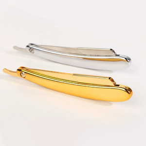 Navaja de Afeitar Profesional de Acero Inoxidable de Una Sola Hoja para Barbería y Salón, para Productos de Cuidado Personal Masculino - Product Image 6