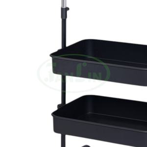 <b>Utility</b> Trolley Home Display Adjustable Portable Metal Wardrobe Single Organizer <b>Rack</b> Storage Stand Garment for Bathroom Ties - Product Image 2