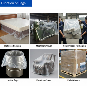 Bolsa de Embalaje Industrial RAO LDPE de Alta Resistencia con Asa Tipo Chaleco, Impresión en Huecograbado, Diseño Plano con Fondo Cuadrado - Product Image 5