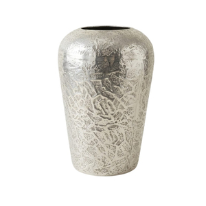 Juego de Jarrones de Flores Metálicos Dorados Hechos a Mano, Jarrones Decorativos de Aluminio Texturizado de Lujo para Centros de Mesa de Boda y Hogar - Product Image 3