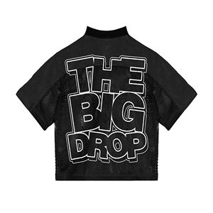 เสื้อยืดฮิปฮอปทรงปกติ คุณภาพสูง แบบยูนิเซ็กซ์ พิมพ์ลายแบบซับลิเมชั่น โลโก้สั่งทำได้ ผลิตจากโพลีเอสเตอร์/คอตตอน แห้งเร็ว ระบายอากาศได้ดี - Product Image 5