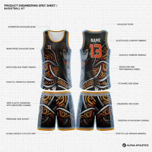 Tenue d'équipe de basketball personnalisable (couleur et taille) – Maillot sans manches et short respirants pour hommes et enfants - Product Image 2