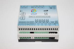 โมดูล IO พร้อมพอร์ตอินพุตดิจิตอล16พอร์ตหน่วยความจำแฟรมแฟลชและ RS485อินเตอร์เฟซ EPROM Modbus RTU (WIN-IO-4DI3DO4AI2AOM) - Product Image 4