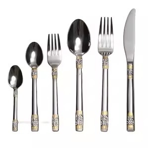 ชุดช้อนส้อมมีดสแตนเลสขัดเงาคุณภาพสูงแบบขายส่ง ปรับแต่งได้ตามต้องการ - Product Image 3