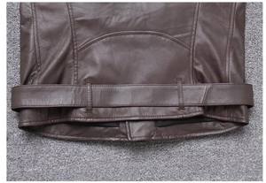 Chaleco de Cuero Premium para Motociclistas, Diseño Personalizado, Sin Mangas, Estilo Lujoso, Seguro y Transpirable - Product Image 5