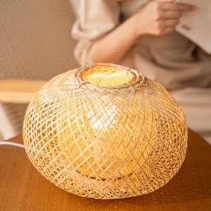 Hotel Room Decorations New Style Contemporary <b>Bamboo</b> <b>Table</b> Lamp Shade Innovative Decoration - Product Image 6
