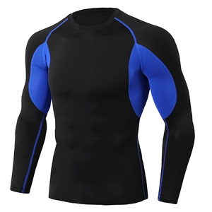 Camiseta Deportiva de Compresión de Alto Rendimiento para Hombre, Fabricación Personalizada OEM - Product Image 3