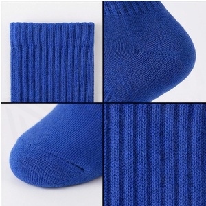 Crew <b>Socks</b> Geometric Pattern Blue Breathable <b>Running</b> <b>Socks</b> for Adults Spring Season - Product Image 4