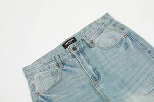 Jean Flare Femme Taille Haute Lavé de Qualité Supérieure, Pantalon en Denim Confortable et Élégant pour Femme, Style Streetwear - Product Image 4