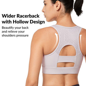 Soutien-gorge de sport respirant et écologique à maintien élevé pour femme, grande taille, nouveau design, pour yoga et fitness, collection 2027 - Product Image 5