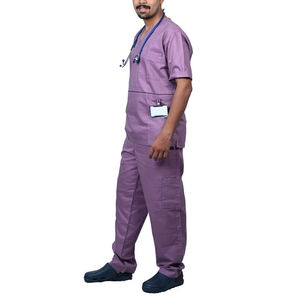 Tenues de travail personnalisées OEM, accessoires médicaux unisexes, tissu en coton Dobby, détection des aiguilles, usage extérieur, hôpital - Product Image 3