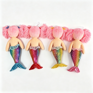 Peluche <span class=keywords><strong>de</strong></span> <span class=keywords><strong>sirena</strong></span> personalizado con cola brillante y colorida, muñeco <span class=keywords><strong>de</strong></span> peluche decorativo para niños, juguete <span class=keywords><strong>de</strong></span> <span class=keywords><strong>sirena</strong></span> con pelo <span class=keywords><strong>de</strong></span> hilo suave. - Product Image 3