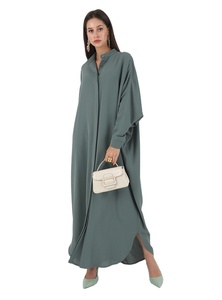 Abaya Hồi Giáo Quần Áo Phụ Nữ Dài Mặc Abaya Chất Lượng Cao Lỏng Lẻo Cộng Với Kích Thước Abaya Baggy Kaftan Thổ Nhĩ Kỳ Tùy Chỉnh Được Trang Bị <span class=keywords><strong>Cuff</strong></span> - Product Image 2