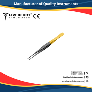 High Quality Artery Forceps Fine teeth, Straight 4" Black/Gold Micro Vascular & Plastic surgery German Steel Surgical Instrument - Product Image 3