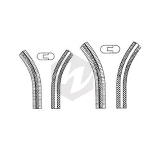 Pinzas Angiotribe Curvas de Ferguson, Pinza Hemostática Quirúrgica, Pinzas para Tejido Vascular, Instrumentos Médicos Veterinarios - Product Image 5