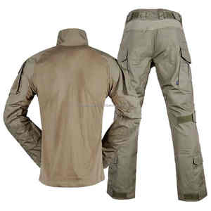 Combinaison tactique respirante de camouflage de haute qualité 2025 personnalisée en gros ensemble d'uniformes de sécurité vert olive pour hommes - Product Image 5
