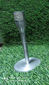 Stylish Candle Holder for Home Decorative Tabletop Decor <b>Silver</b> Color Modern Design Metal Candle Holder - Product Image 2