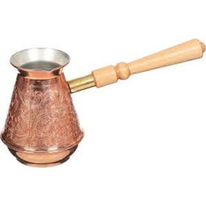 Traditional Turkish Coffee Pot <b>Set</b> Vintage Copper Finish Metal Cezve Handmade <b>Arabic</b> Greek Coffee Maker With Durable Handle - Product Image 2