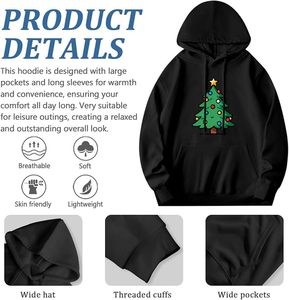 Men’s Luxury Heavyweight Hoodie Relaxed Fit Soft <b>Brushed</b> Fleece Custom Branding Modern Street Fashion Pullover Sweatshirt - Product Image 5