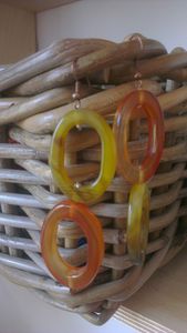 Pendientes de Aro Geométricos de Acrílico de Moda para Niñas al por Mayor, con Resina Colorida y Diseño de Gota para Niñas Jóvenes - Product Image 5