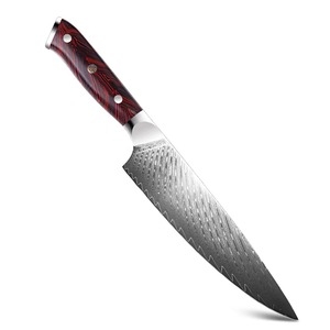 Couteau de Chef Professionnel en Acier Damas Forgé à la Main, Manche en Résine Full Tang, Couteau de Cuisine, Fabricant OEM - Product Image 4