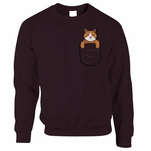 Sudadera Divertida con Diseño de Gato en el Bolsillo, Idea de Regalo Original para Amantes de las Mascotas, Sudadera de Invierno para Hombre con Capucha y Cierre de Cremallera - Product Image 6