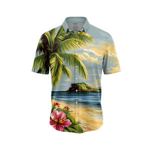 เสื้อเชิ้ตลายดอกฮาวายสำหรับผู้ชาย เสื้อฮาวายลายดอก เสื้อยืดฮาวาย ชุดกีฬา ขายส่ง ไซส์ XL สำหรับผู้ชายและเด็กชาย จากโรงงาน - Product Image 5