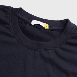 Camiseta de algodón con cuello grueso personalizada al por mayor de fábrica, camiseta lisa sólida para hombre, camisetas más vendidas, 100% algodón, manga corta - Product Image 4