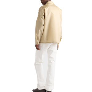 Chaqueta con Cierre de Nylon Reciclado Premium para Hombre, Ligera, Cuello Alto, Cortavientos Informal, Ropa Exterior de Lujo, Fabricante OEM - Product Image 4