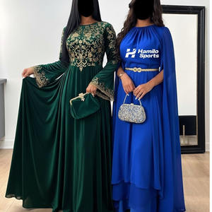 Abaya de Dubái al por Mayor de Alta Calidad 2024, Kaftán Turco Modesto, Kimono Elegante con Mangas Murciélago, Abaya de Satén Brillante para Mujeres Musulmanas - Product Image 1