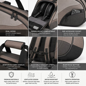 Elegantes Bolsas Premium para Raquetas de Pádel con Almacenamiento Práctico para el Estilo de Vida Deportivo Diario - Product Image 6