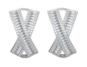 Boucles d'oreilles en diamants de laboratoire, directement de l'usine, pour cérémonies de mariage et réceptions, disponibles au prix export. - Product Image 4