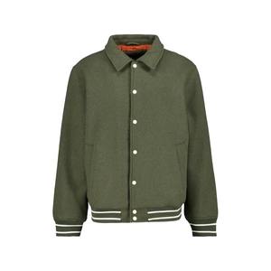 เสื้อแจ็คเก็ตวาร์ซิตี้ปักลายแบบกำหนดเองสำหรับผู้ชาย คุณภาพสูง สไตล์สตรีทใหม่ คอตั้ง แฟชั่นไฮสตรีท - Product Image 1