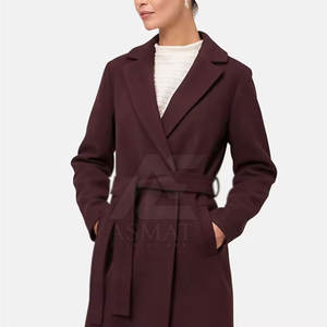 Elegante Abrigo Largo de Invierno para Mujer, Mezcla de Lana, Ropa Exterior Informal a la Moda, Abrigo Largo para Mujer, Abrigo Grueso y Cálido para Invierno - Product Image 4