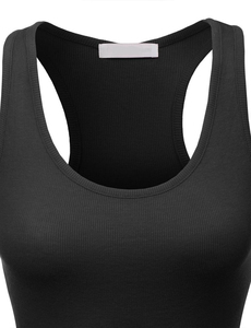 Camiseta sin Mangas para Mujer, Elegante y Cómoda, para Gimnasio, Uso Diario, Tejido Transpirable, Corte Moderno, Diseño Básico para el Día a Día - Product Image 4