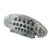 Clignotant LED pour moto, 10 lentilles, affichage séquentiel latéral, remplacement pour modification de moto sportive ou scooter