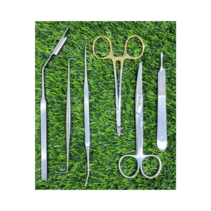 Kit d'instruments chirurgicaux Azicon 6 pièces pour le syndrome du canal carpien : rétracteurs, dissecteurs, scalpel, ciseaux TC - Product Image 1