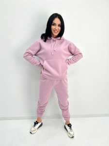 Sudadera con capucha negra de talla grande para mujer, manga larga, color sólido, corte holgado informal con cordón y bolsillos laterales, ropa de otoño - Product Image 4