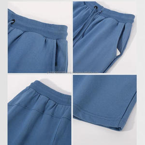 Pantalones cortos deportivos de verano para hombre, pantalones cortos de Jersey de algodón Terry, pantalones cortos de baloncesto Multicolor, pantalones cortos atléticos desgastados - Product Image 3