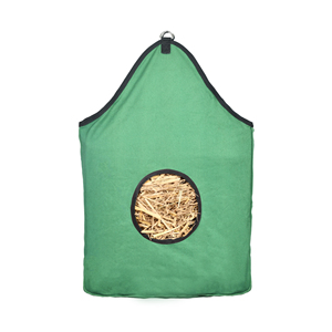 Bolsa de Heno para Caballos, Diseño de un Solo Orificio Redondo, Lona Resistente, Alimentador Lento, Bolsa de Alimentación Duradera para Establos, Remolques y Uso en Exteriores - Product Image 4