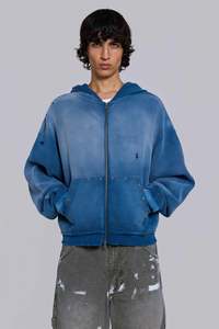 Women's Custom Sunfaded Hoodie Vintage Washed <b>Zipper</b> <b>Sweatshirt</b> Casual Streetwear Fleece Hoodie For Womens Wholesale Manufacture - Product Image 1
