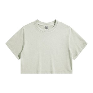 Custom Logo Women Crop <b>Tops</b> Ruched Crop <b>Top</b> Soft Rib Fabric Boutique Trend Fast Delivery for USA Buyers - Product Image 5