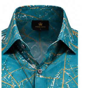 Chemise élégante décontractée pour homme de qualité supérieure avec impression haute résolution, tissu respirant et confortable - Product Image 3