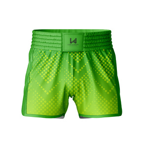 Shorts de boxe et de Muay Thai unisexe Wear 4 Games, taille haute, légers, respirants, 100 % polyester, équipement d'entraînement, vêtements d'arts martiaux - Product Image 6