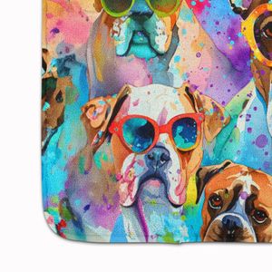 Hippie Dawg Memory Foam Kitchen Mat <b>Boxer</b> Anti-Fatigue Bath Mat or Kitchen Rug Machine Washable Cushion Comfort Mat & <b>Pads</b> - Product Image 4