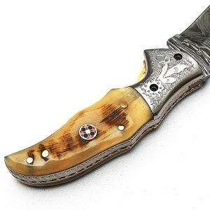 Premium Pattern Damascus Steel Folding Knife Handmade Pocket <b>Tool</b> Outdoor <b>Camping</b> Hiking Fishing Travel Everyday Carry - Product Image 2